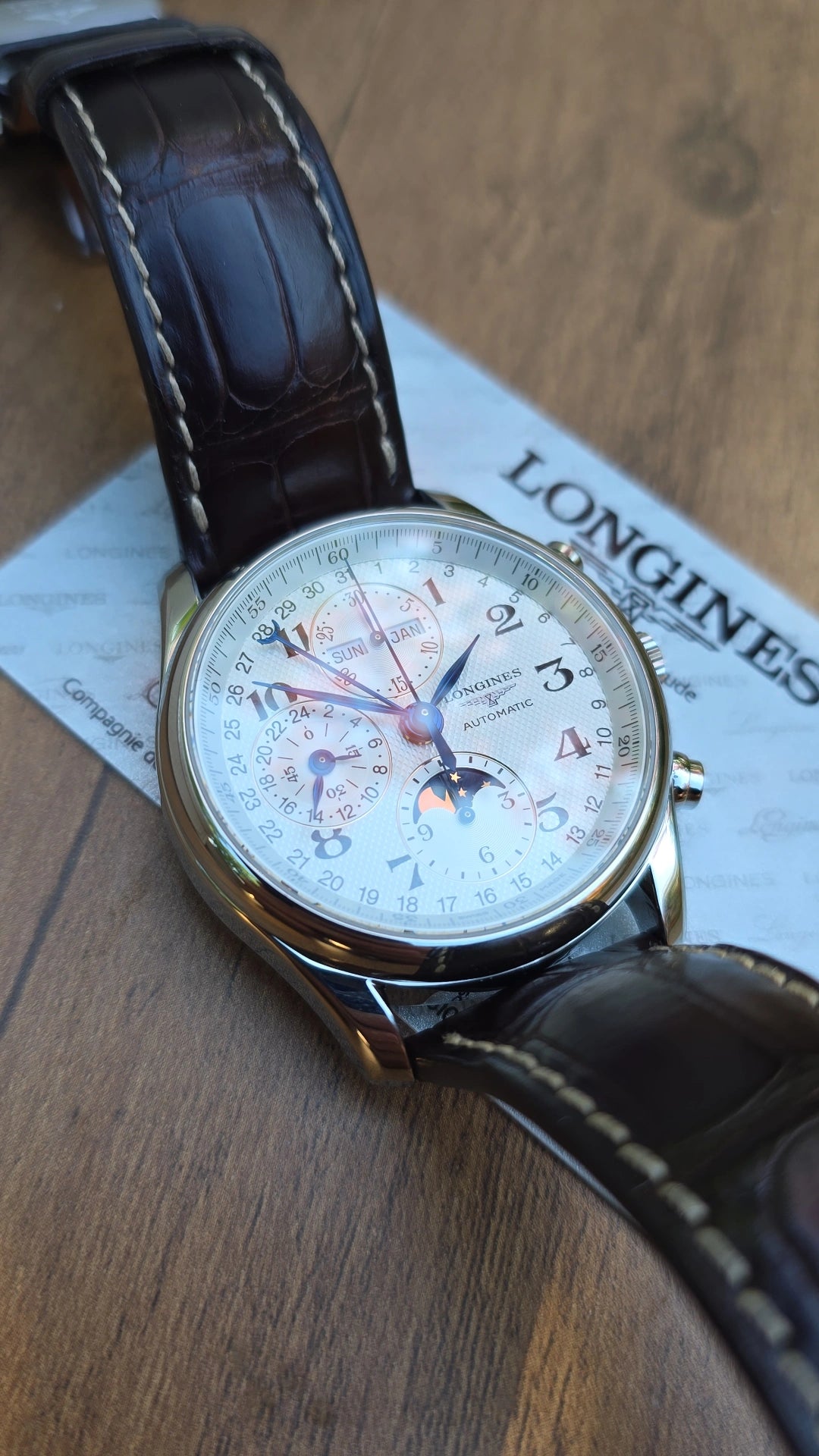 2017 Longines Master Collection Chronograph Moon Phase