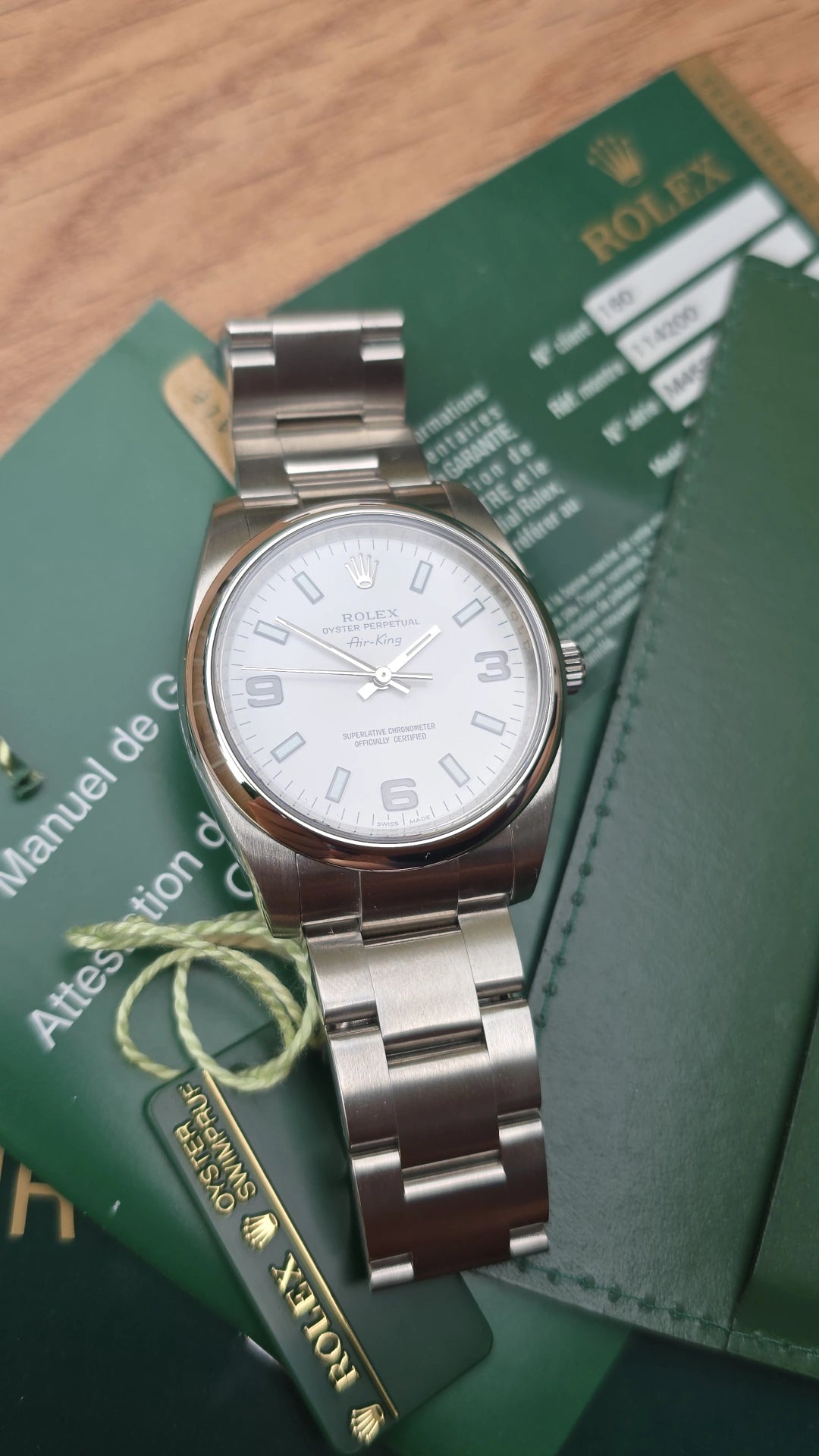 2007 Rolex Air King 114200