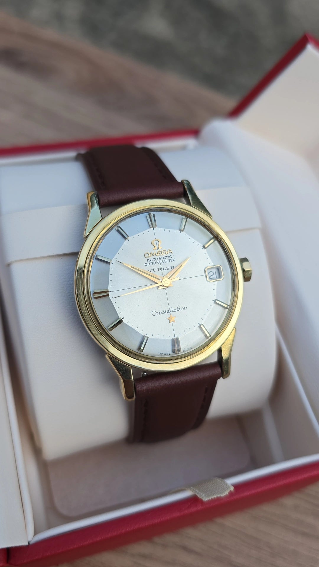 1962 Omega Constellation Pie Pan 168.005 - Turler Dial