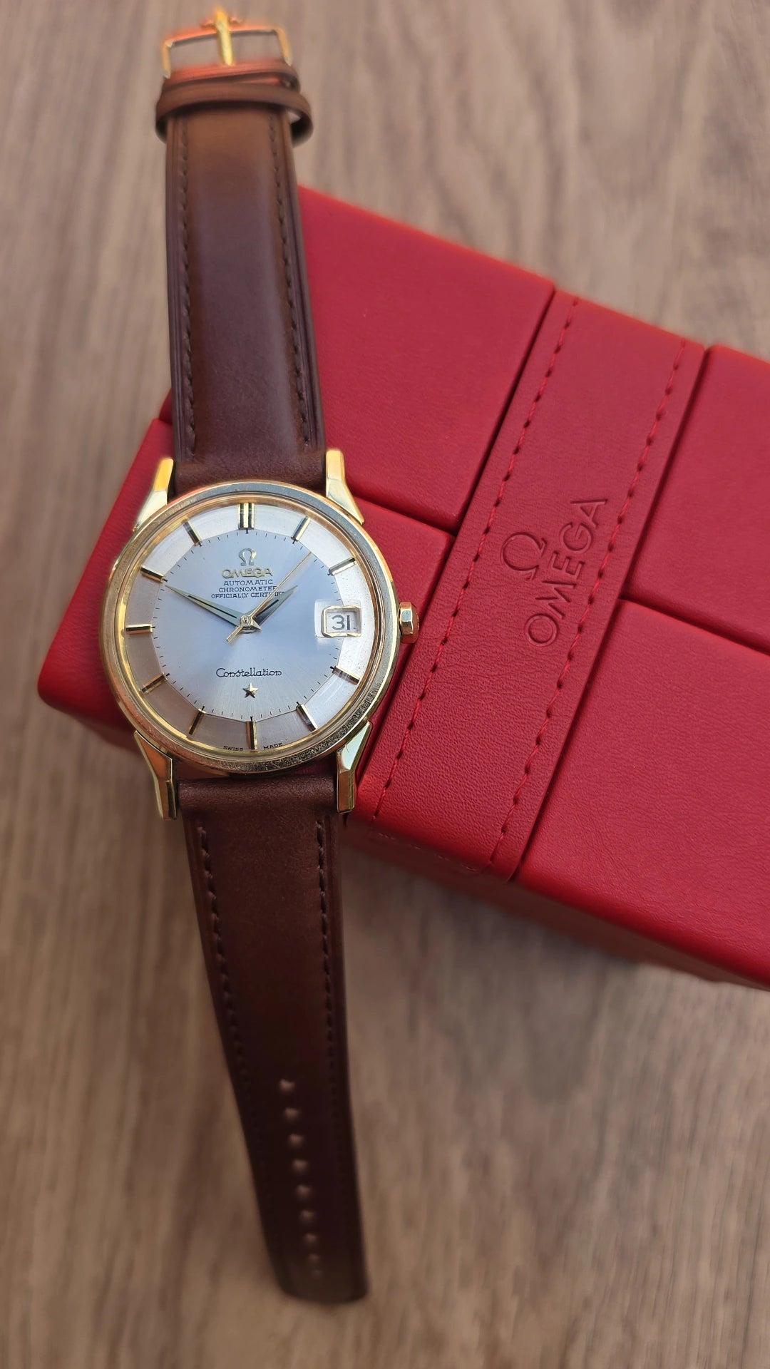 1962 Omega Constellation Pie Pan 168.005
