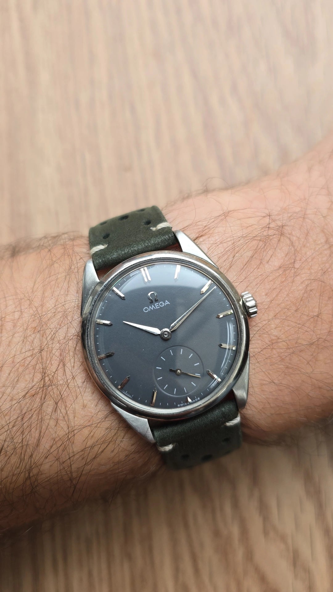 1958 Omega Small Seconds Midnight Grey - 29001