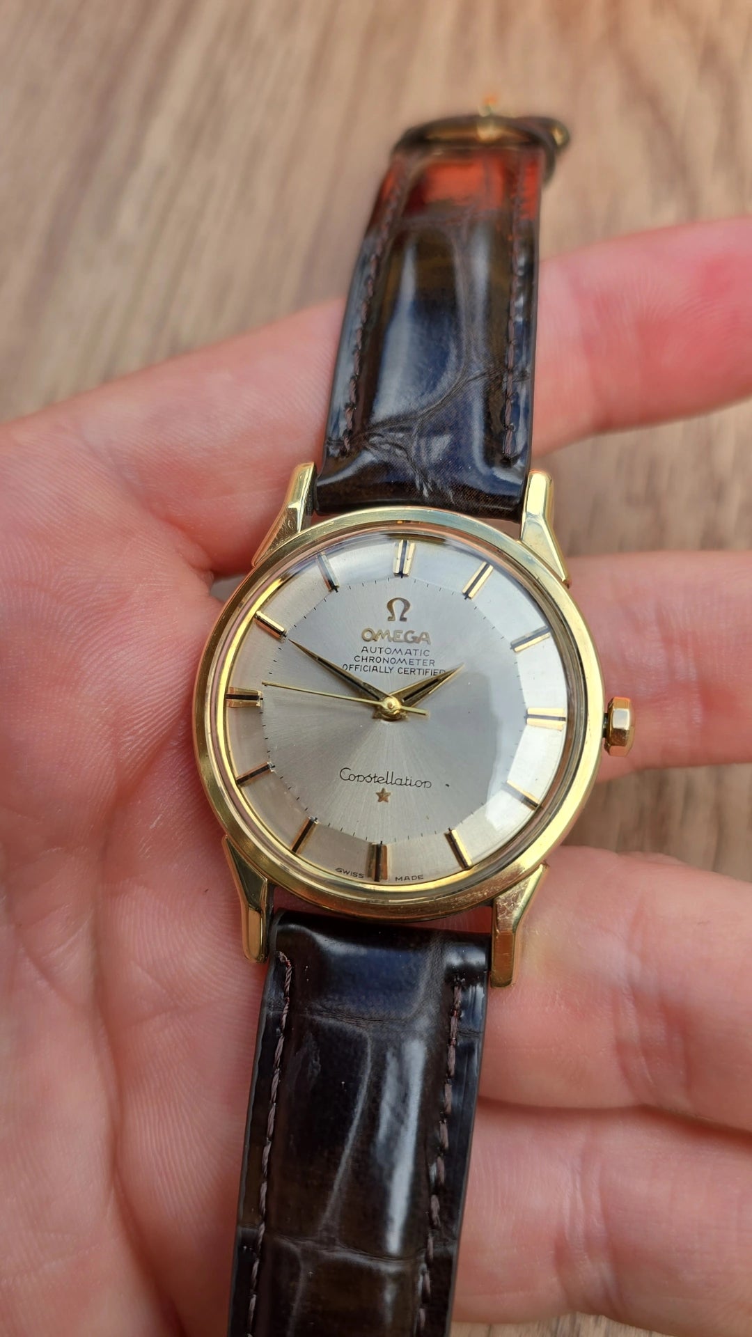 1963 Omega Constellation Pie Pan 167.005
