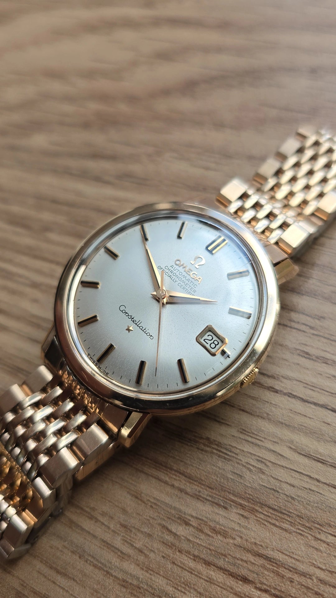 1963 Omega Constellation 168.004 - Rose Gold Plated