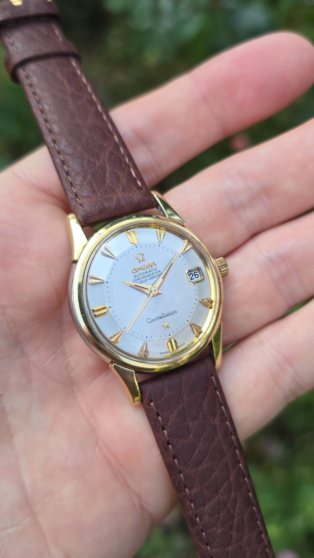1966 Omega Constellation Pie Pan 14393 62 SC