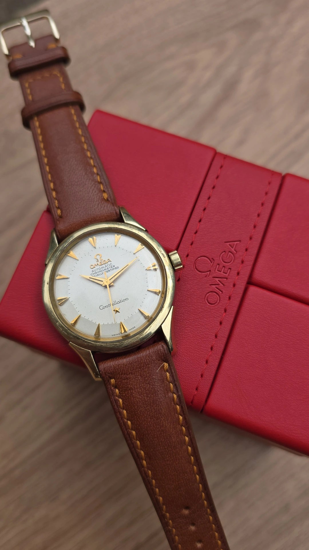 1956 Omega Constellation Pie Pan 2852-2 SC
