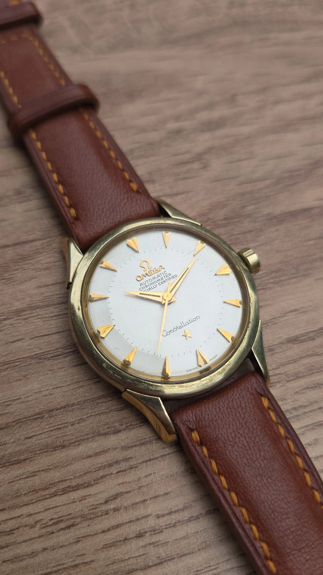 1956 Omega Constellation Pie Pan 2852-2 SC