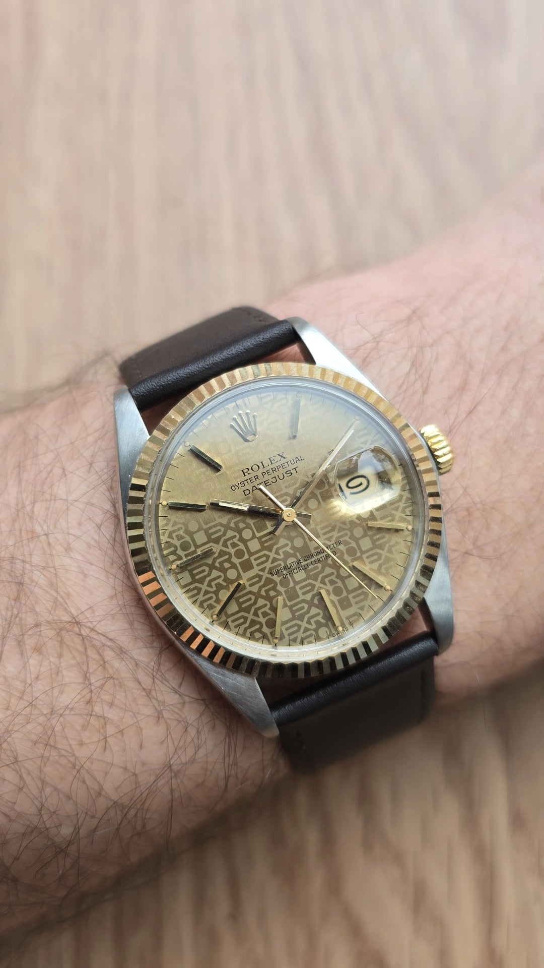 1986 Rolex Datejust 16013 (40th anniversary dial)