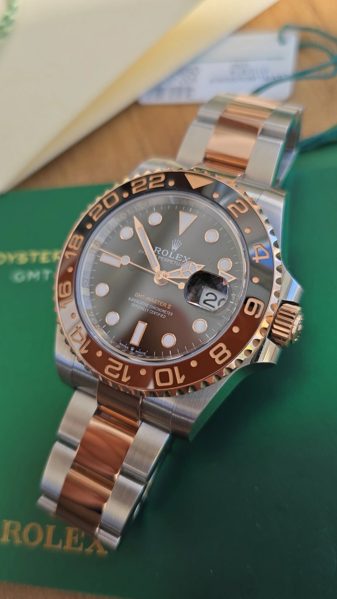 2019 Rolex GMT Master II Rootbeer 126711CHNR
