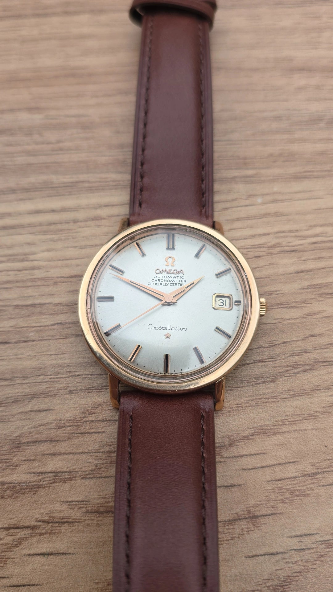 1963 Omega Constellation 168.004 - Rose Gold