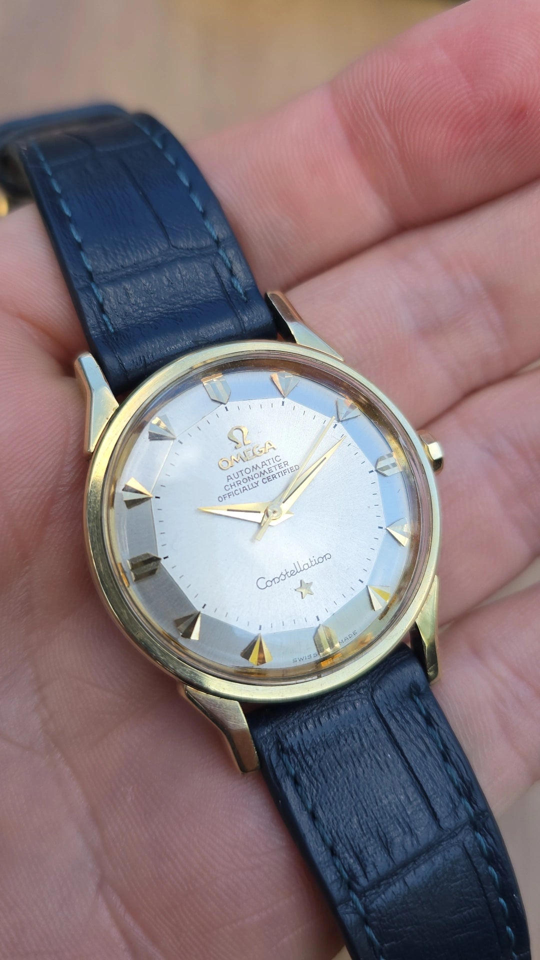 1961 Omega Constellation Pie Pan 167.005
