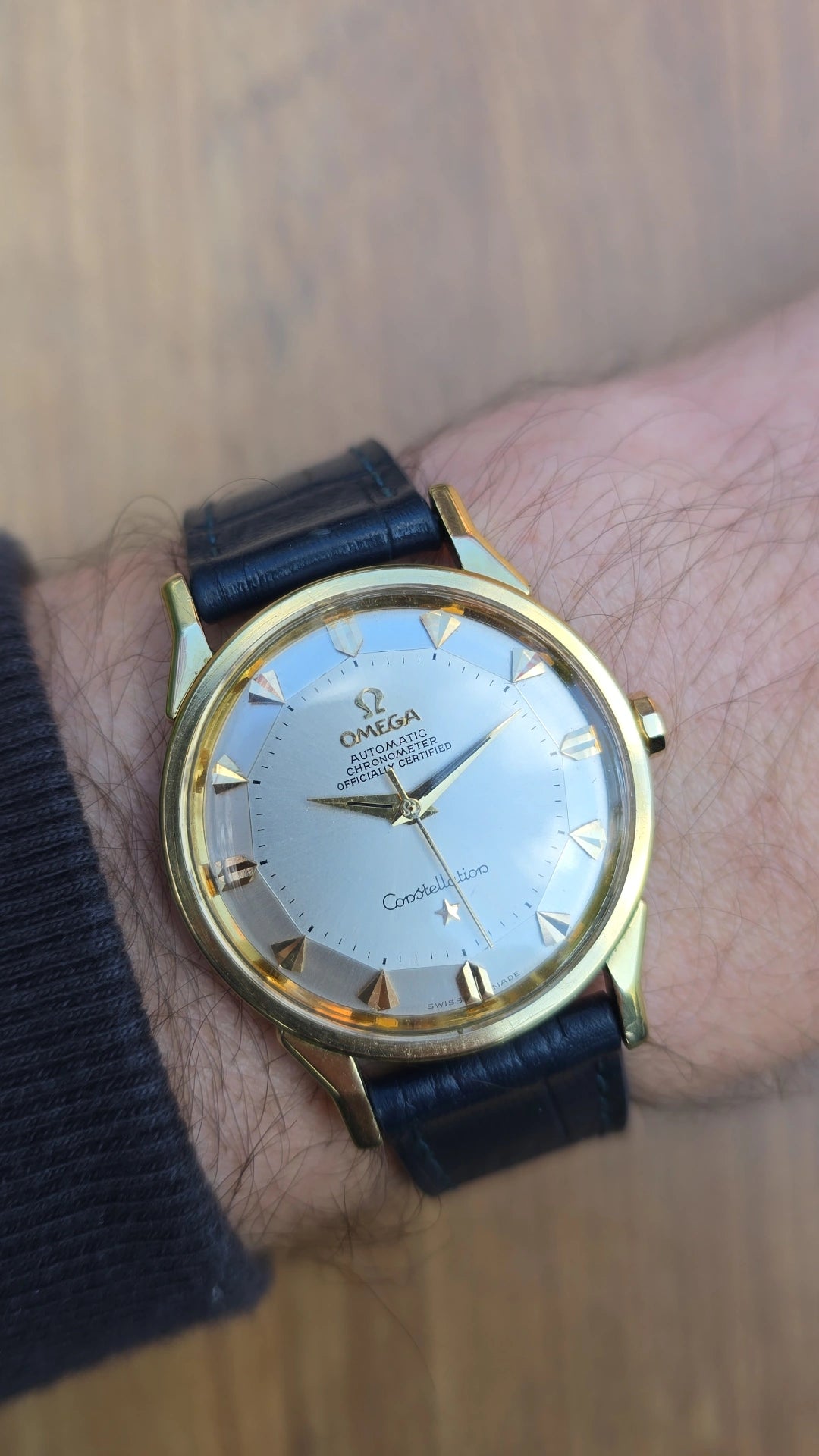 1961 Omega Constellation Pie Pan 167.005