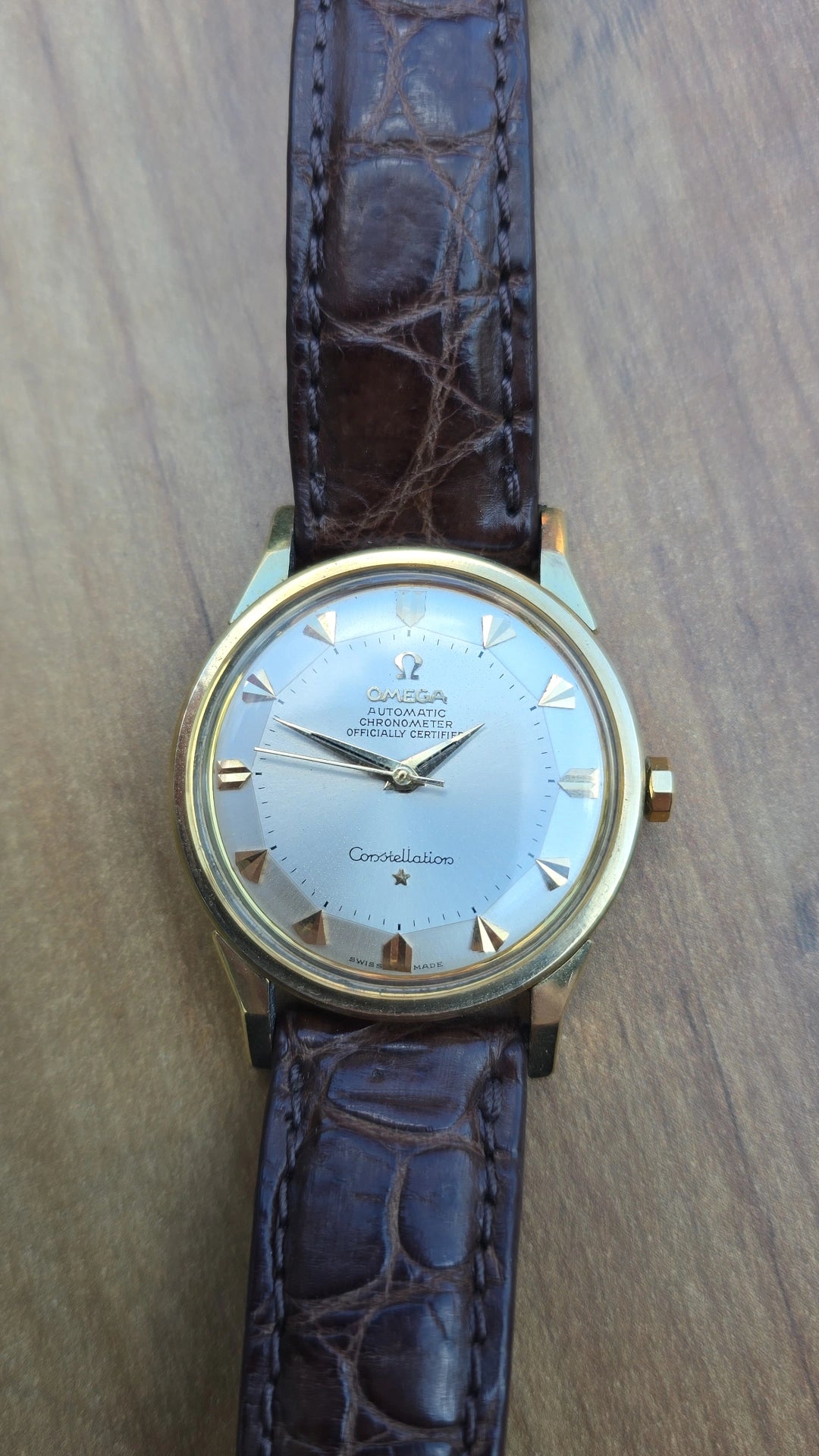 1962 Omega Constellation Pie Pan 167.005