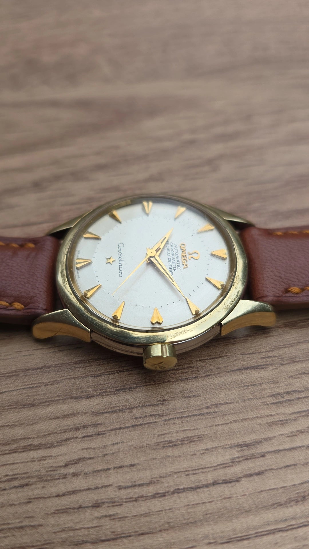 1956 Omega Constellation Pie Pan 2852-2 SC