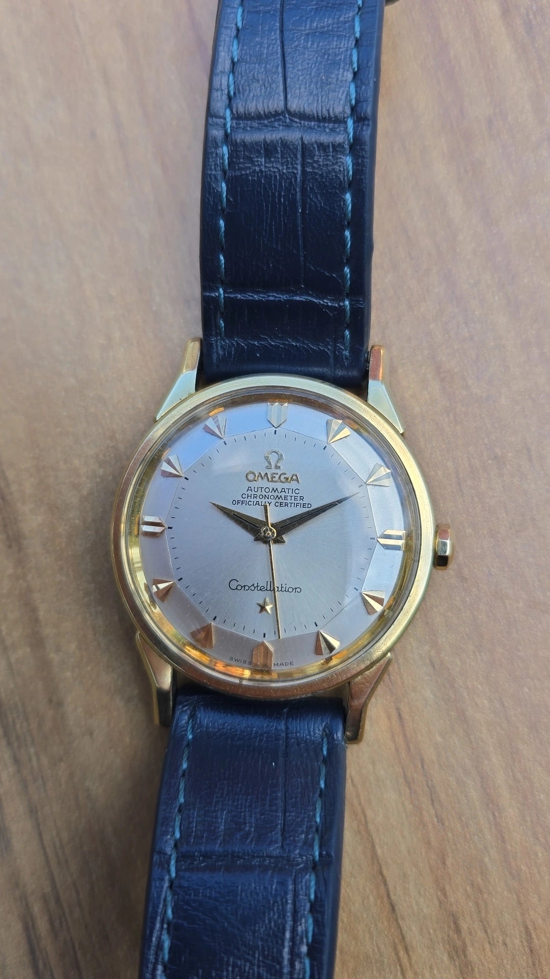 1961 Omega Constellation Pie Pan 167.005