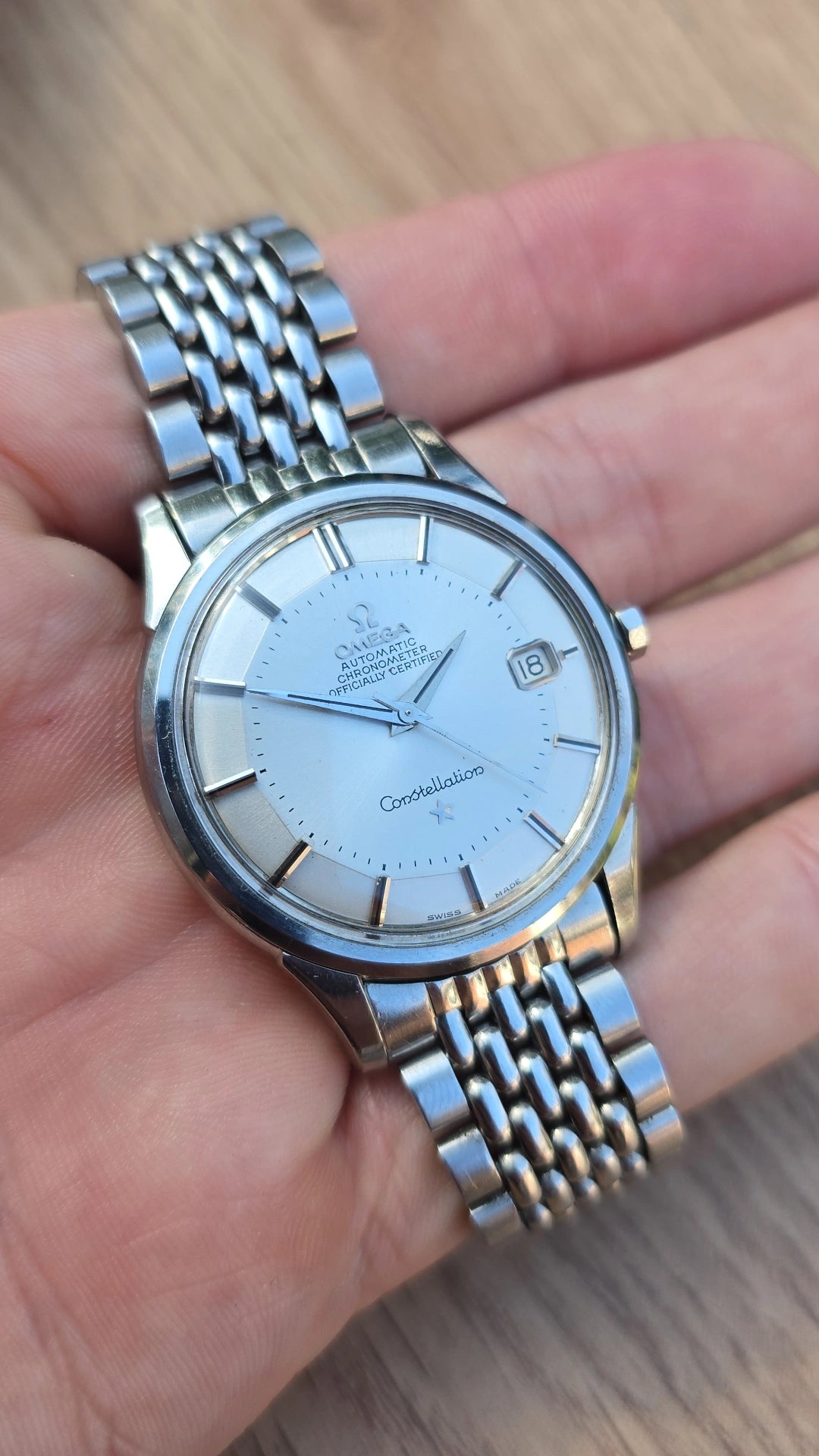 1966 Omega Constellation Pie Pan 168.001