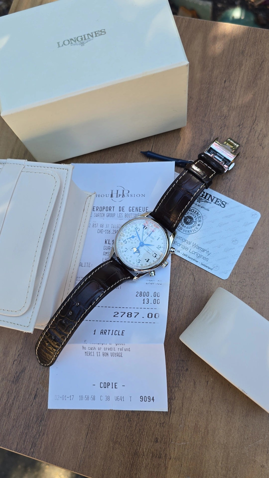2017 Longines Master Collection Chronograph Moon Phase