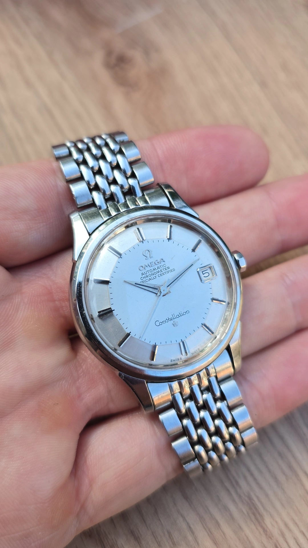 1963 Omega Constellation Pie Pan Jumbo 168.001