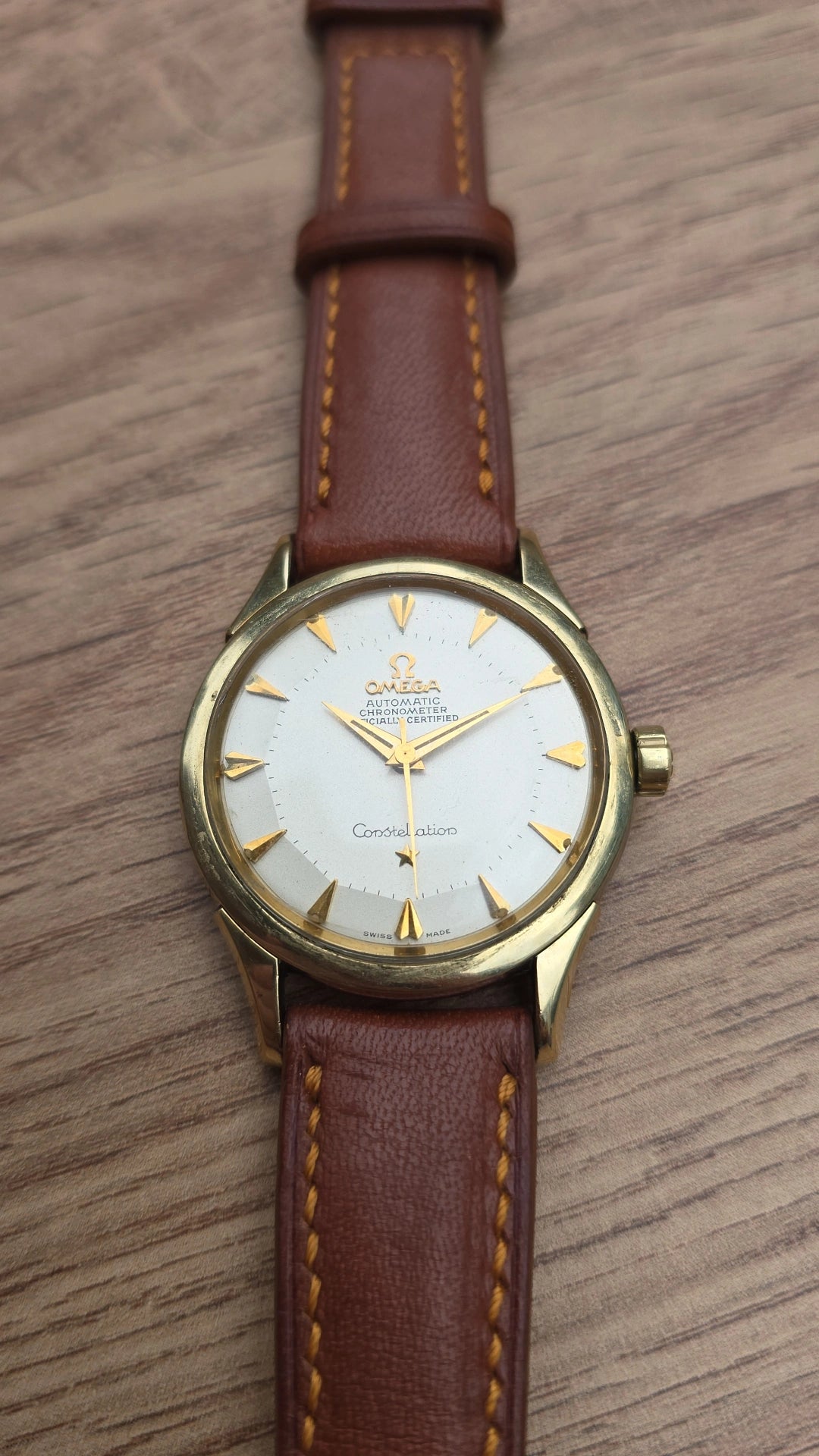 1956 Omega Constellation Pie Pan 2852-2 SC