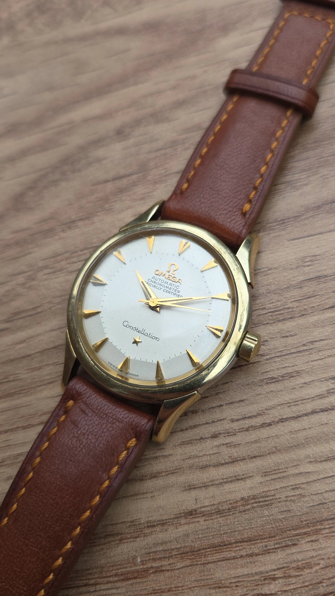1956 Omega Constellation Pie Pan 2852-2 SC