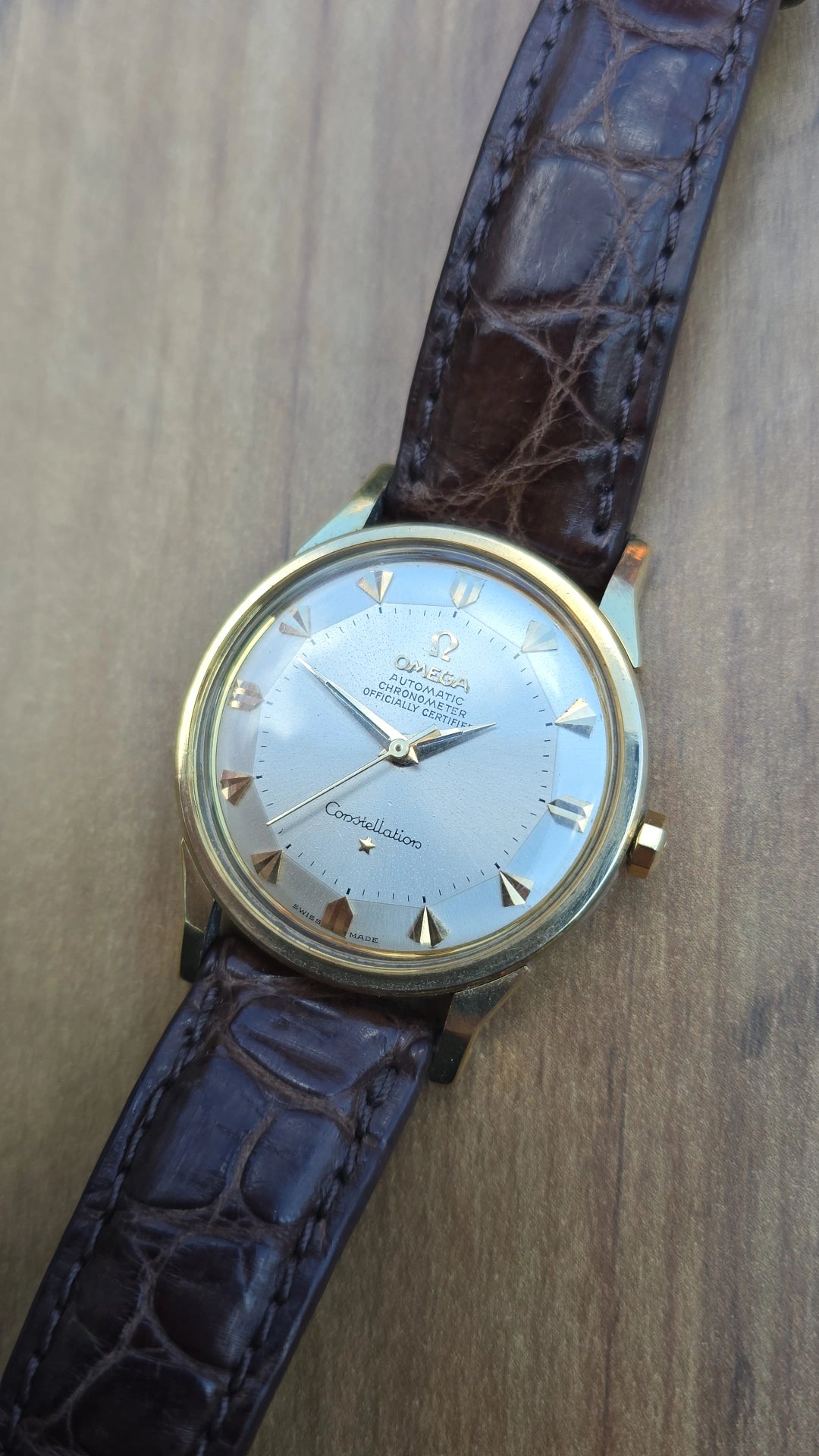 1962 Omega Constellation Pie Pan 167.005