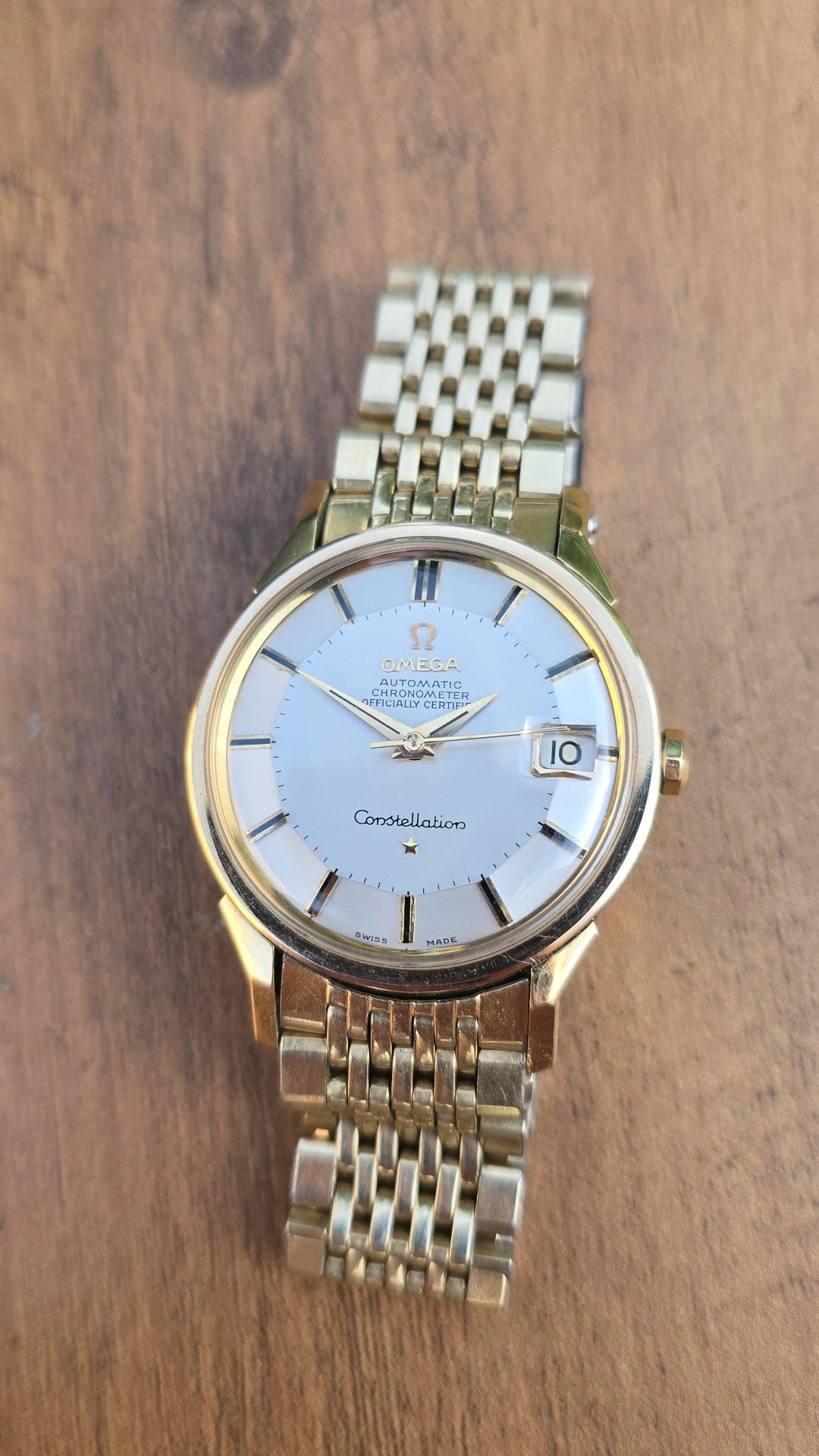 1959 Omega Constellation Pie Pan 168.005